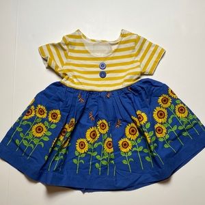 Eleanor Rose sunflower dress